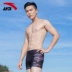 Anta Mens Swimwear 2020 Summer New Boxer Swimsuit Chống vụng trộm Huấn luyện thể thao chuyên nghiệp Bơi Quần khô nhanh - Nam bơi đầm