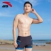 Anta Mens Swimwear 2020 Summer New Boxer Swimsuit Chống vụng trộm Huấn luyện thể thao chuyên nghiệp Bơi Quần khô nhanh - Nam bơi đầm