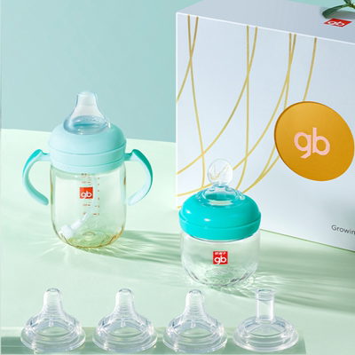 【送喂食勺】好孩子高端仿母乳奶瓶