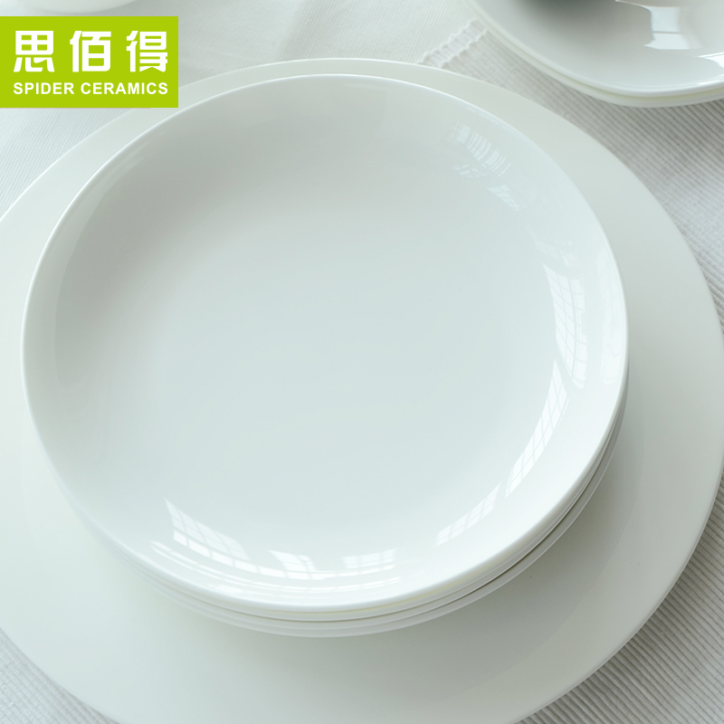 Think hk to pure white ipads China tableware DIY creative parts of household ceramics Korean pot soup bowl plates