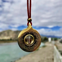 Yaqing Manjusri Wisdom Sword Wisdom Wheel Pendant Pendant Amulet Necklace Men and Women Carry It With You to Protect Your Body and Increase Your Wisdom