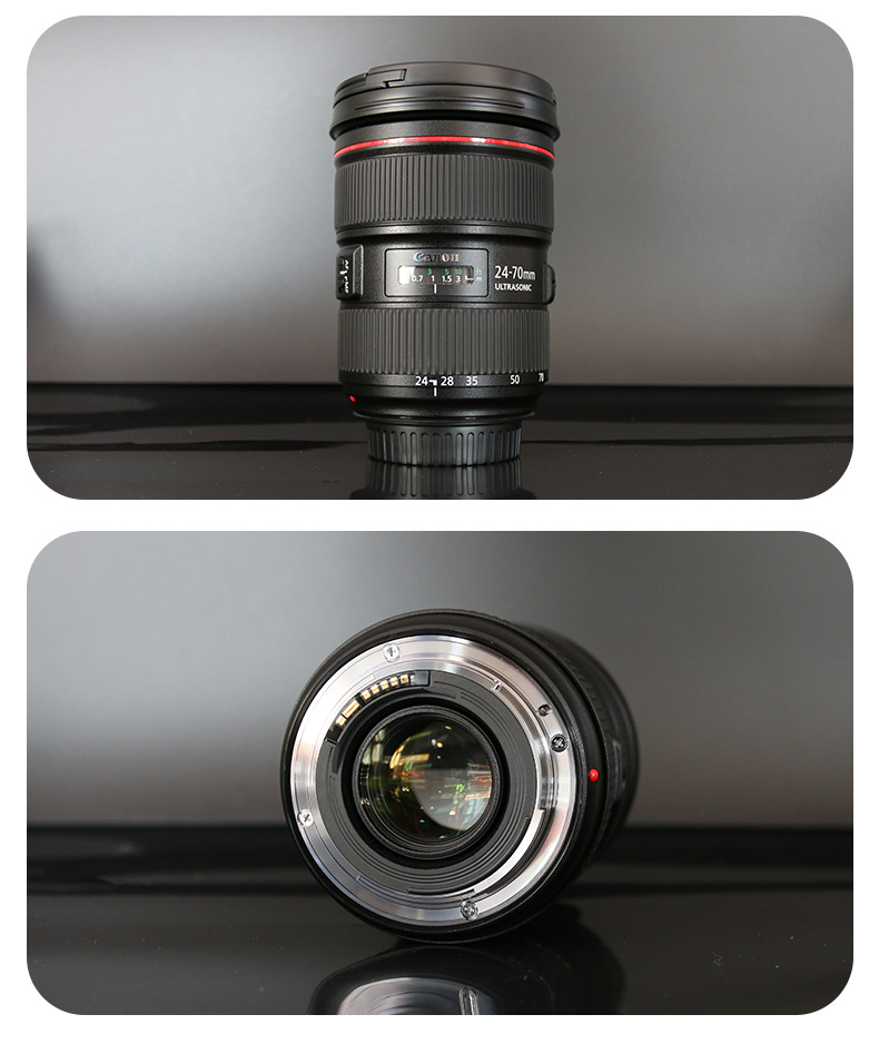 Canon / Canon EF 24-70mm f / 2.8L II USM zoom ống kính vòng tròn đỏ thế hệ thứ hai