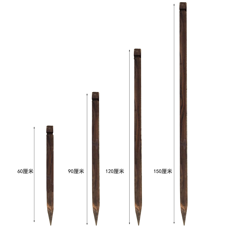 Wooden fence anti-corrosion wooden fence outdoor garden hedge climbing vine carbide wooden mesh fence