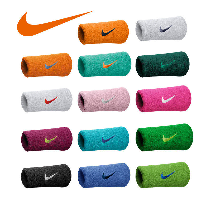 Nike wristband men and women sports sweat-absorbing breathable sprained wrist sleeve running basketball tennis volleyball wipe sweat towel nike