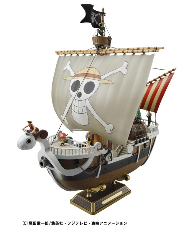 Pandai Assembly Model Sea Thief King Sailing Ship Gold Meri mei Li, GOING MERRY
