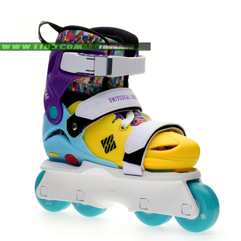 德国USD Glitch adj 儿童伸缩极限轮滑鞋碗池泵道刷街特技直排轮
