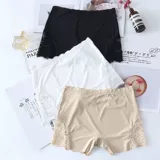 Шелковые безопасные штаны, трусы, кружевное защитное белье, леггинсы