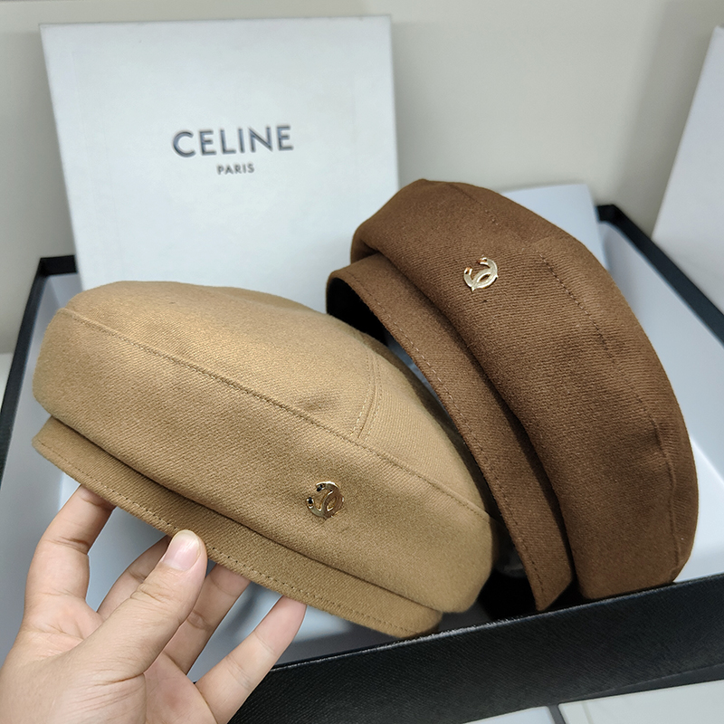 Elegant lady temperament bud Hat Women's painter hat autumn and winter new street shooting concave Hat Beret trend