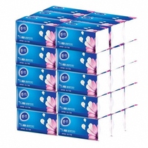 A full box of 60 packs of household semi-annual facial tissue 40 packs of paper paper napkins log paper towels affordable C2
