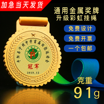 Medals customized metal medals listing production marathon sports gold customized medals childrens Championship runner-up