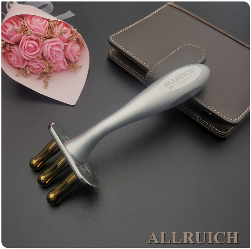 ALLRUICH New Magnetic Fork Meridians of Meridian Acid Magnetomic Hammer Dredge Lymphatic Detoxitherapy Cosmetic magnetotherapy Shu fascia