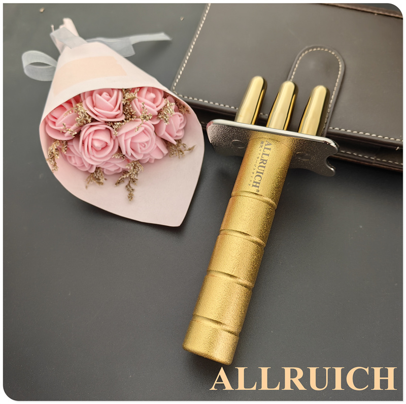 ALLRUICH Titanium Amazing Massage Instrument Magnetic Beauty Instrument Eye Bag Black Eye Ring Wrinkle Eye Cream Magnetic Fork Massage Instrument-Taobao