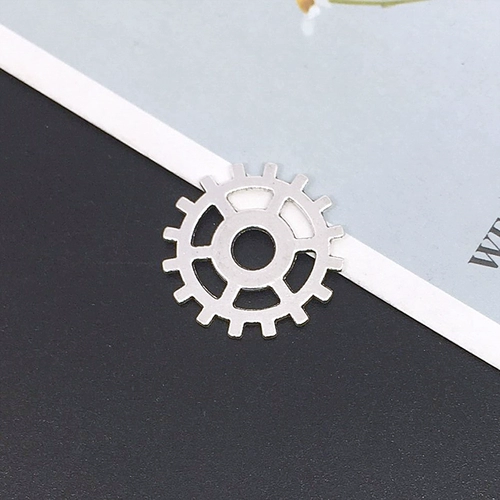 Серебряный механический мобильный телефон с шестернями ручной работы, защитный чехол, художественный аксессуар, в стиле панк