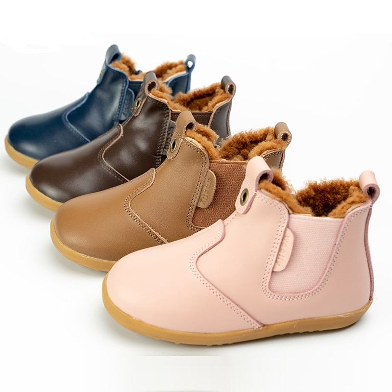 Australia woolly kids plus velvet boys and girls martin boots autumn and winter cotton boots shoes fur one plus velvet short boots