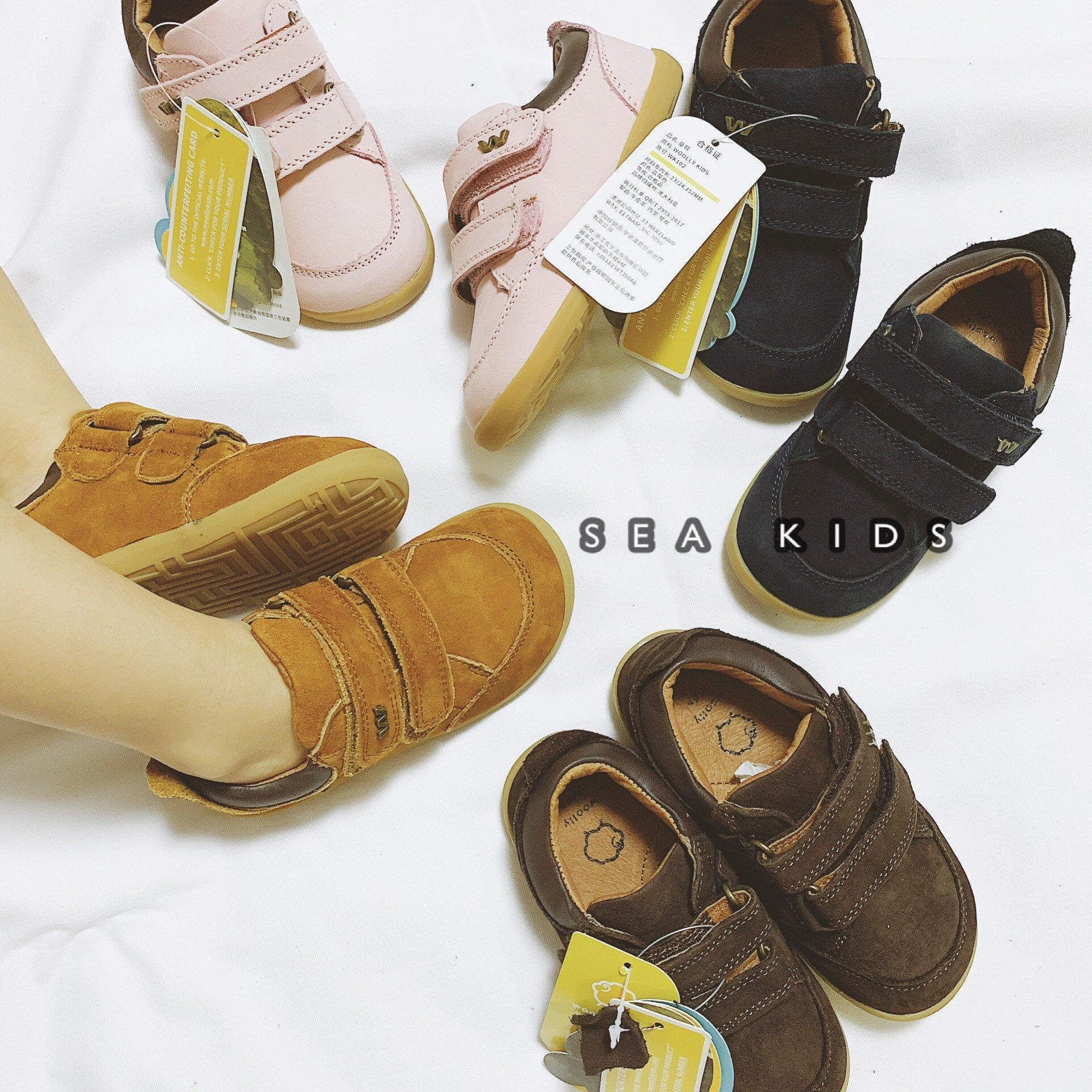 Spot woolly kids Australia imported children's shoes spring and autumn children's shoes boys real leather shoes girls shoes