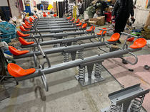 Community park childrens national standard seesaw outdoor parent-child seesaw kindergarten outdoor amusement equipment manufacturer