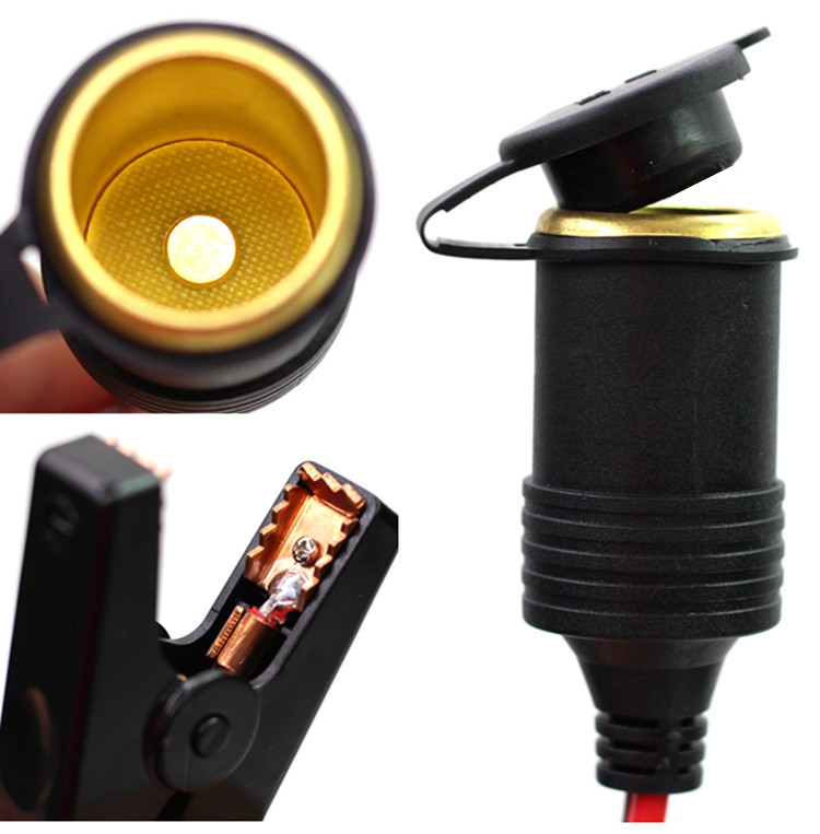 Ổ cắm điện công suất cao dây đồng nguyên chất 12V và 24V GM ổ cắm điện ổ cắm thuốc lá nhẹ hơn bà mẹ - Âm thanh xe hơi / Xe điện tử máy hút bụi ô tô xiaomi