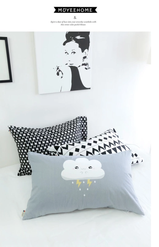 Muyeehome / Muyi cotton gối bông cotton Bắc Âu phòng trẻ em dễ thương phim hoạt hình đơn gối đơn để bán