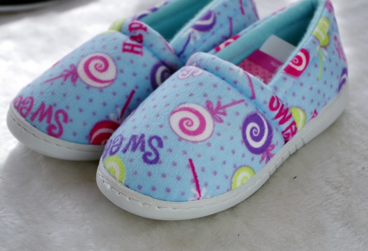 Pantoufles enfants en suède - Ref 1036686 Image 8