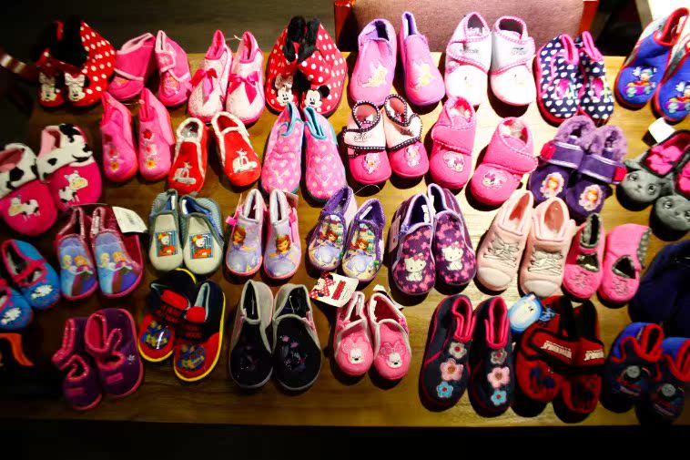 Pantoufles enfants en suède - Ref 1036692 Image 4