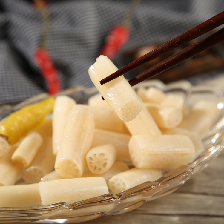 A 3-pack farmhouse Soak Lotus Root with Pepper Lotus Root with Acid Spicy Lotus Root Tip Open Bag Ready-to-eat Dish sauerkraut 1200g