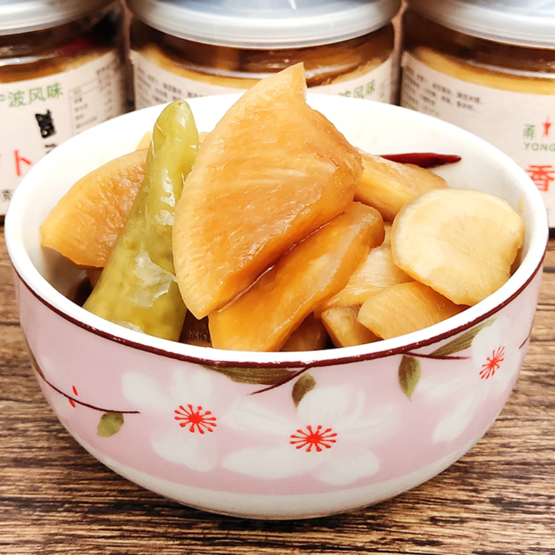 200g * 3 Canned sauce fragrant and refreshing radish appetizer pickles Sweet and sour spicy crispy pickles pickles cold cuts