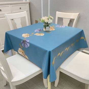 Pvc waterproof, oil-proof, anti-scalding, thickened square tablecloth