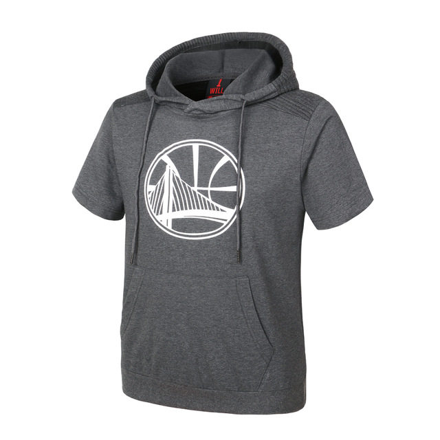 Curry short-sleeved hooded T-shirt pullover sweatshirt James Irving training uniform hooded vest ຮູບລັກສະນະເປັນເອກະພາບ