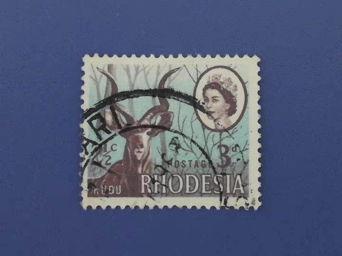 Rhodesia stamps in 1966 wildlife · twist antelope credit piece $ 18 in all