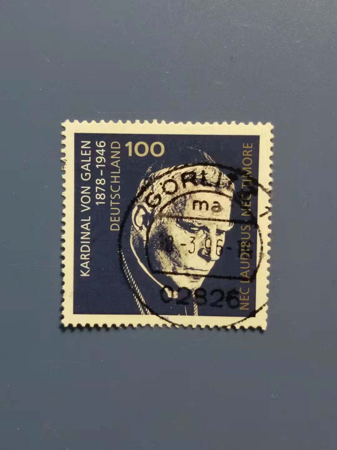 Foreign Stamps Germany 1996 50th Anniversary of the Death of August Archbishop von Gallen