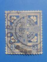 Ireland stamps 1922 nian Celtic cross xin xiao 1 audience full of 18 yuan