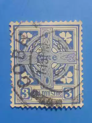 Ireland stamps 1922 nian Searle tuque cross xin xiao 1 audience full of 18 yuan