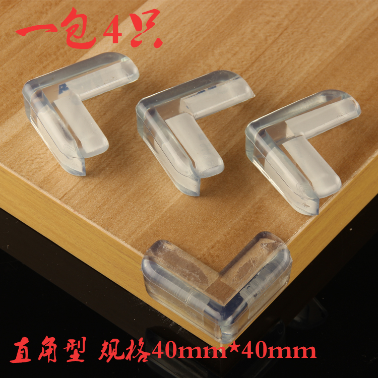 Corner anti-collision angle glass gasket tea couple collision protection cover thickening transparent collision angle angle angle corner corner table corner corner
