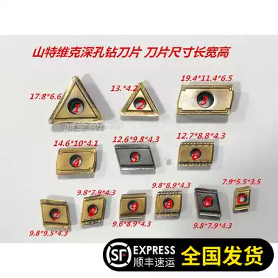 Deep hole drill blade pointing to block Sandvik deep hole drill bit deep hole drill blade 800-12t308 gun drill blade