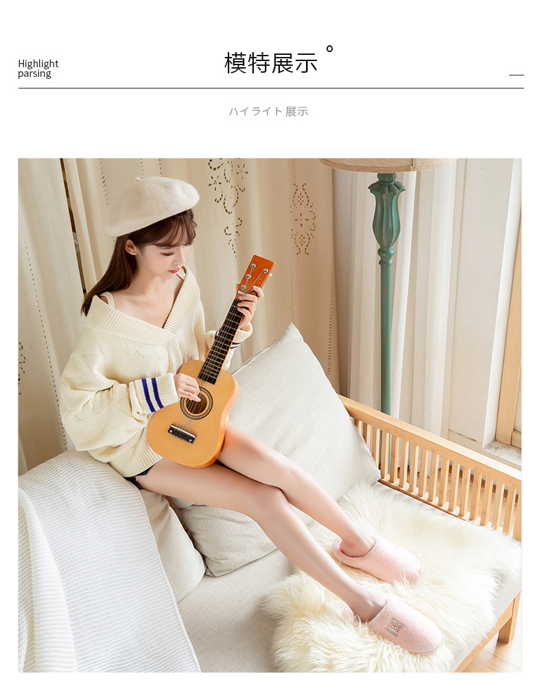Dép cotton nữ mùa đông 2018 mới trong nhà ấm áp đôi vợ chồng nhà dày nam sang trọng mùa đông dép đi trong nhà cho bé
