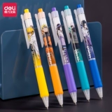 得力 Наруто, плавная ручка-роллер, быстросохнущая пуля для школьников