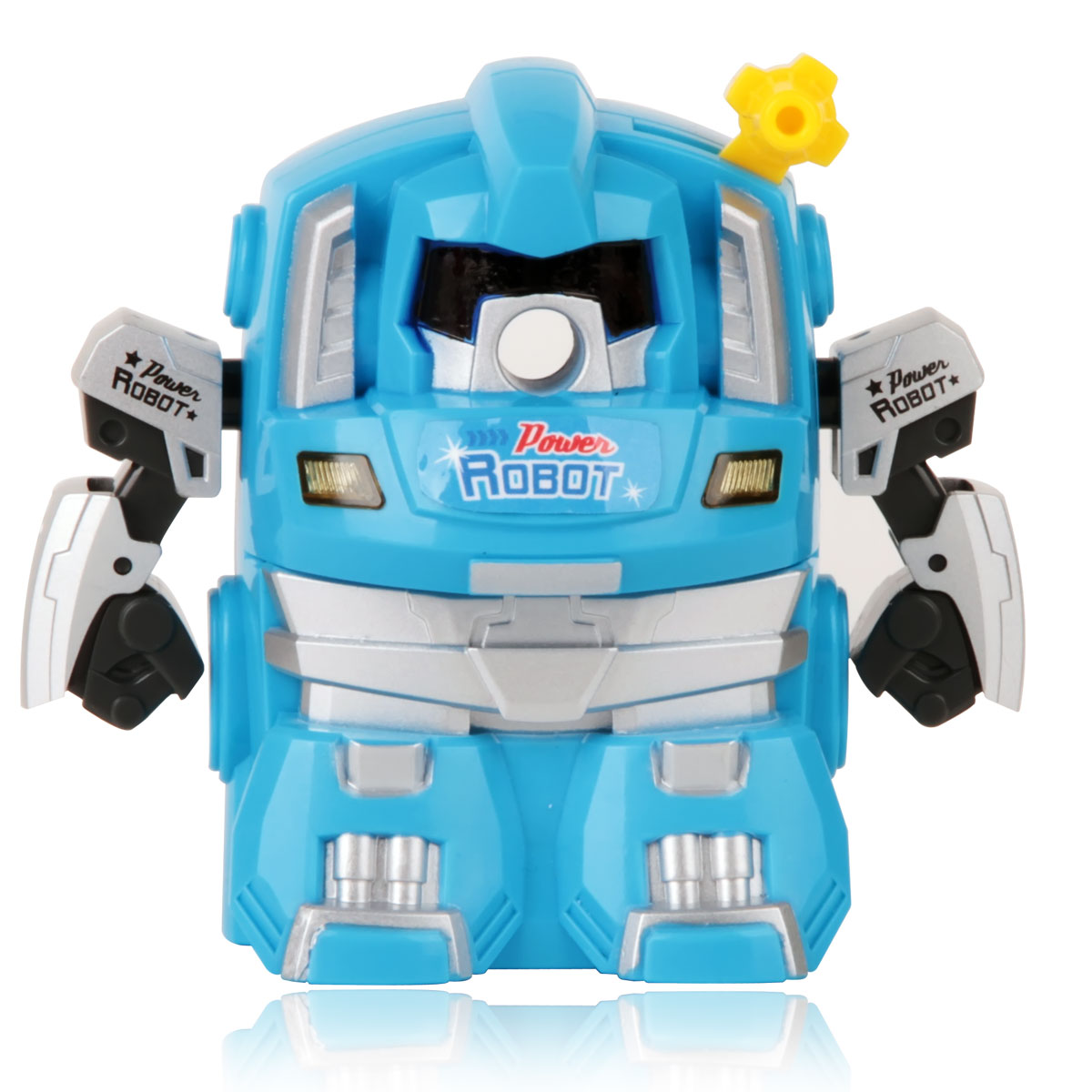  Deli 0729 pencil sharpener Robot roll pen machine Cute shaking pen machine Hand-held pencil sharpener Pencil planer