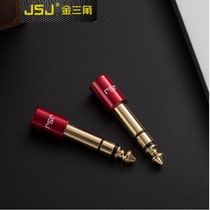Alloy Red 3 5 revolution 6 5 female microphone converter headset microphone microphone head audio plug small turn large connector