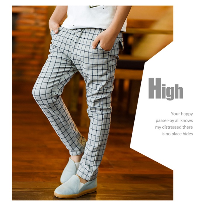 Pantalon garcon pantalon à carreaux - Ref 2054479 Image 24