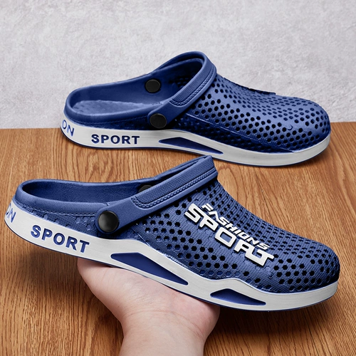 Тапочки, туфли для мальчиков, нескользящие сандалии, пляжная обувь, для среднего возраста