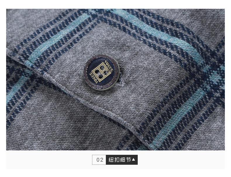 Màu xanh lá cây mùa thu mới bộ đồ ngủ nam cotton dài tay áo len kẻ sọc mạng lưới tăng đồ bộ nam