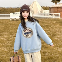 Демисезонная утепленная толстовка, детская форма, пуховик, коллекция 2023, подходит для подростков, в западном стиле, увеличенная толщина