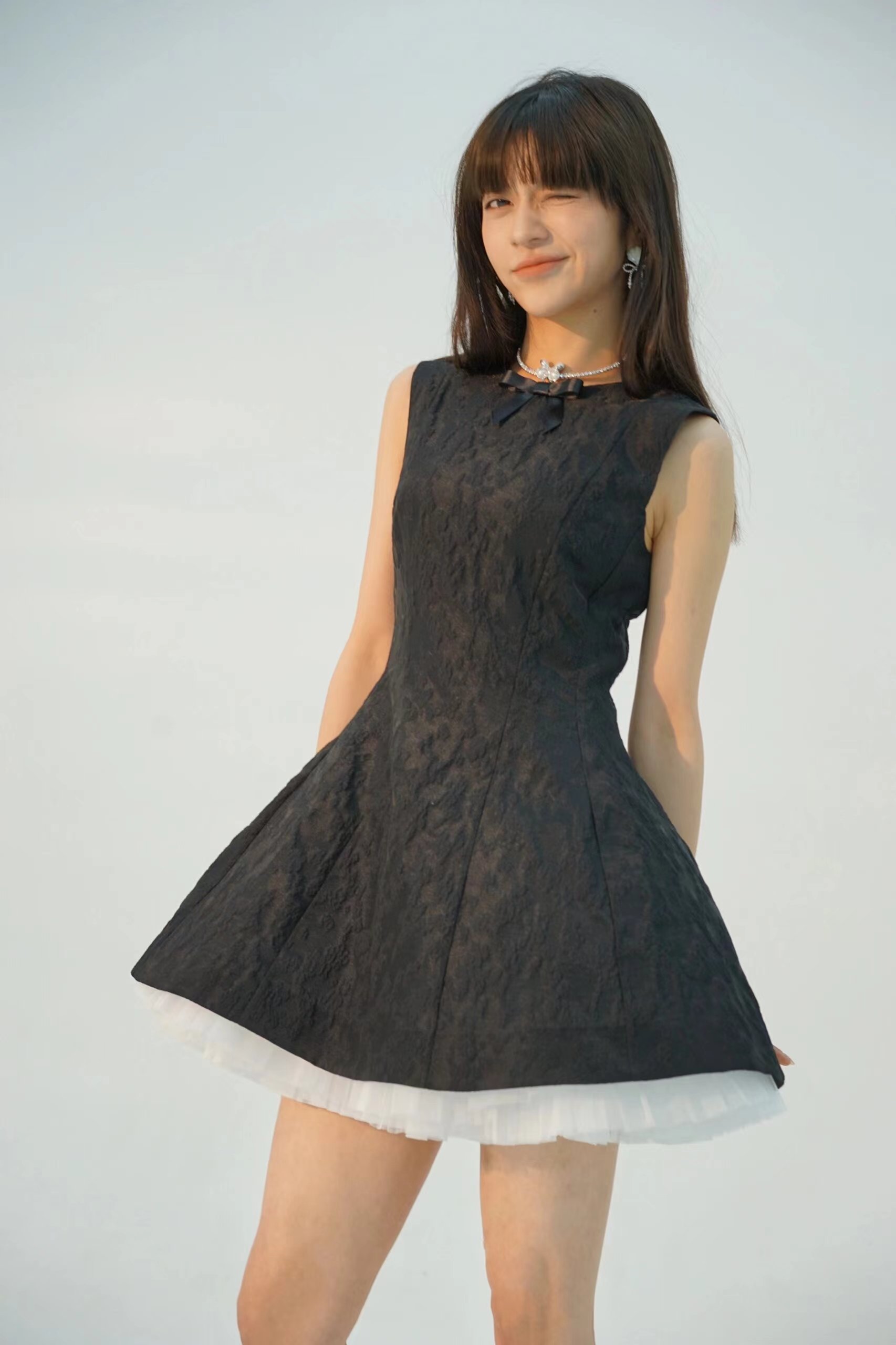 Rouje Xutem Dress24 Summer new niche design sensory sleeveless puffy small gift dress female Rouje Xutem Dress24 Summer new niche design sensory sleeveless puffy small gift dress female