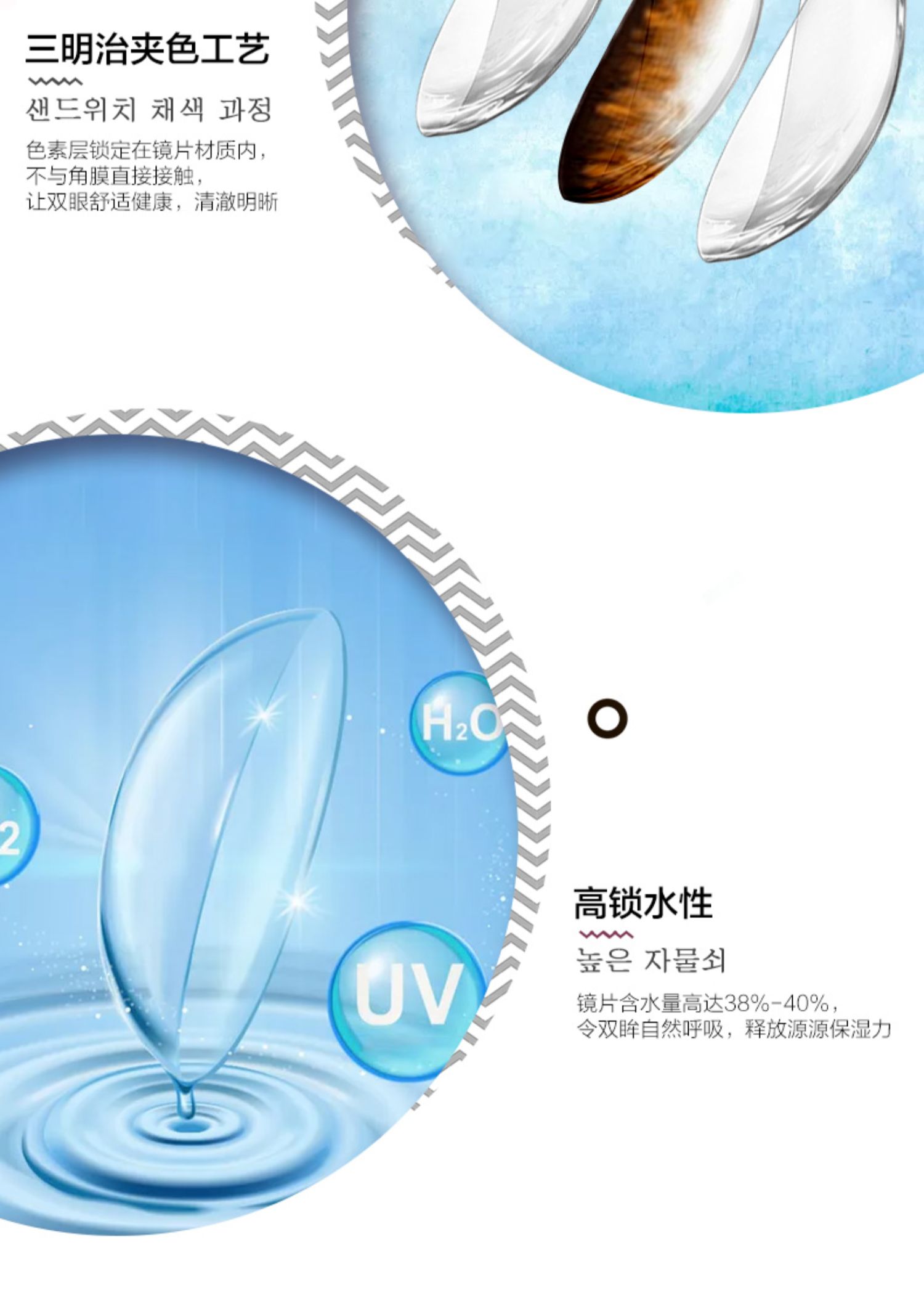 Kính áp tròng làm đẹp nữ nhỏ vòng đen nhỏ vòng năm để ném 2 mảnh đường kính lớn tự nhiên hỗn hợp mạng đỏ. - Kính đeo mắt kính kính chrome hearts