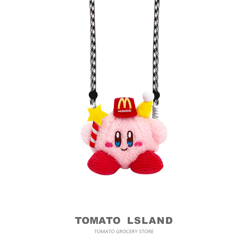 Tomato Original Mai Mai's Birthday Kirby Mobile Phone Back Clip Portable Lanyard Crossbody Apple Android Universal