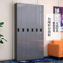 Billiard cue membership cabinet induction password lock display cabinet cue rack nine cue box luggage storage cue customization