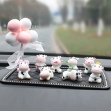 Автомобильный интерьер украшения милые милые коровьи консоль консоль украшения автомобильные аксессуары украшения автомобиль интернет -знаменитость автомобильные украшения