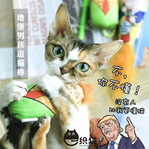 A weathered cat foreign trade Sichuan Jianguo Pillow Tease Cat Baseball Ground Fort Boy Cat Grass Cat Mint Louder Paper Feather Teasing Cat Pole