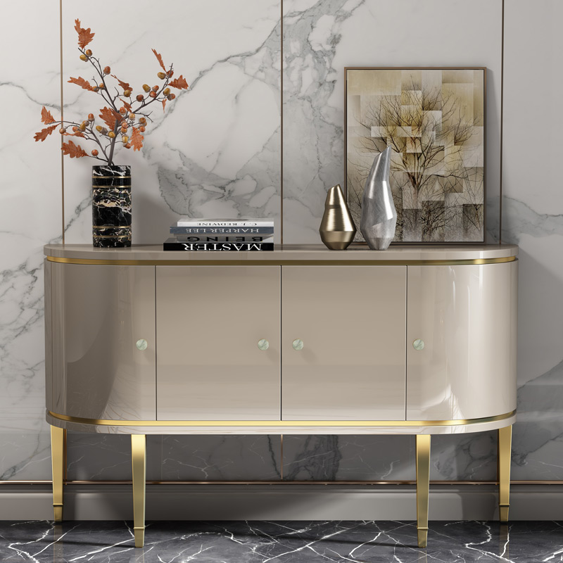 Net Red Brief About Modern Light Extravagant Wind Entrance Facing Door Screen Xuanguan Cabinet Shoes Cabinet Integrated Solid Wood Partition Customize