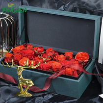 2018 New density board Teachers Day gift box flower shop with square rectangular one deer has your flowers gift box